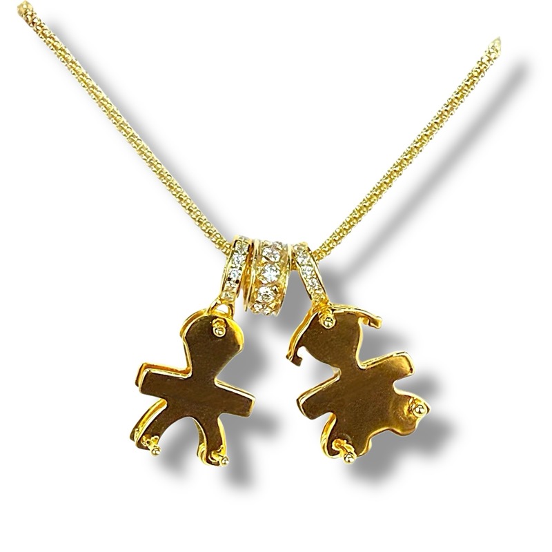 IMG_4126 Collana collezione My Babies due elementi con barilotto - immagine 1